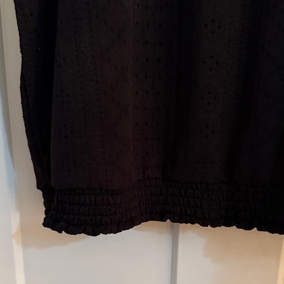 Reitmans Black Textured Blouse - Picture 5 of 7